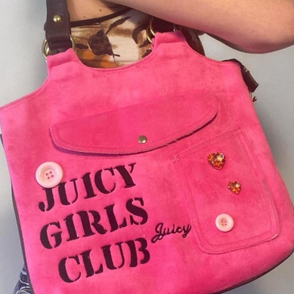 Juicy couture juicy girls club bag pink